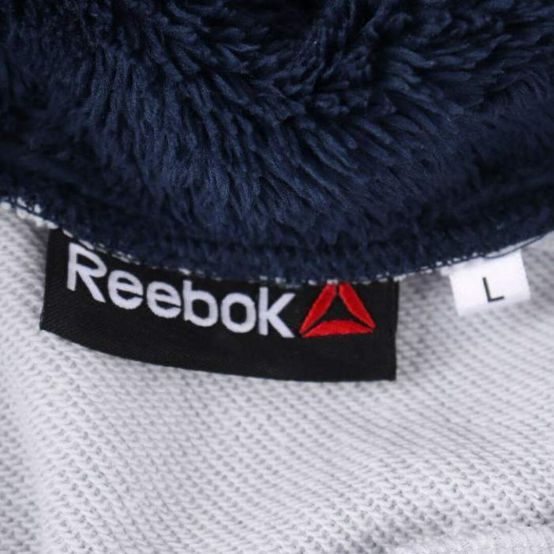 リーボック ブルゾン ジャケット 無地 アウター スポーツウエア レディース Lサイズ グレー Reebok 2