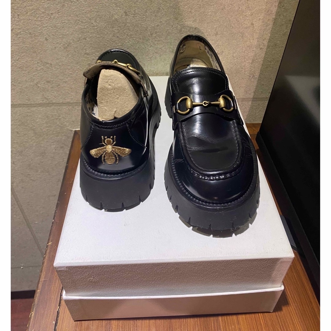 Gucci(グッチ)のグッチ　ローファー　ホースビット厚底 メンズの靴/シューズ(スリッポン/モカシン)の商品写真