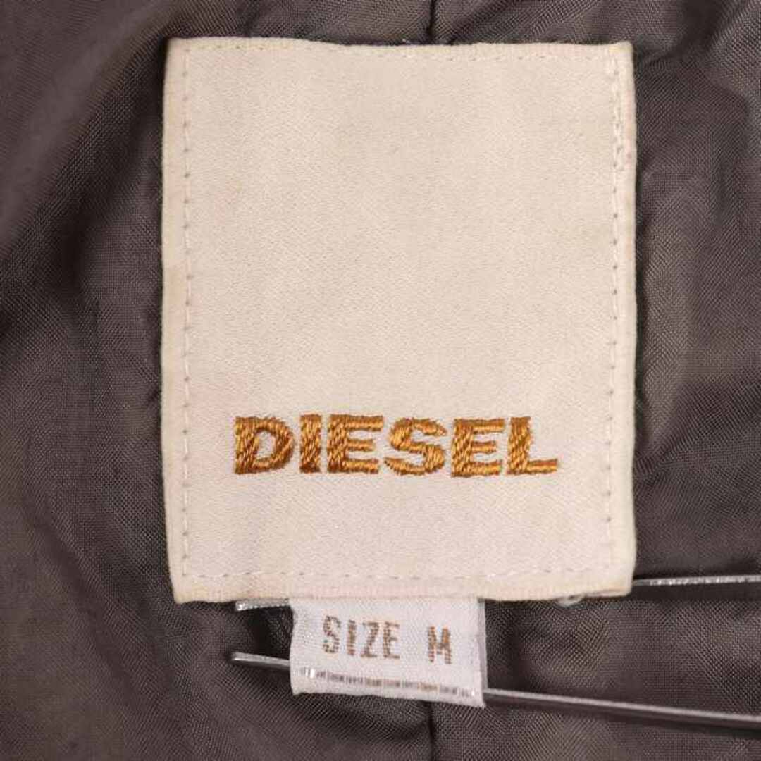 DIESEL(ディーゼル)のディーゼル ナイロンジャケット 無地 アウター レディース Mサイズ グレー DIESEL レディースのジャケット/アウター(ナイロンジャケット)の商品写真