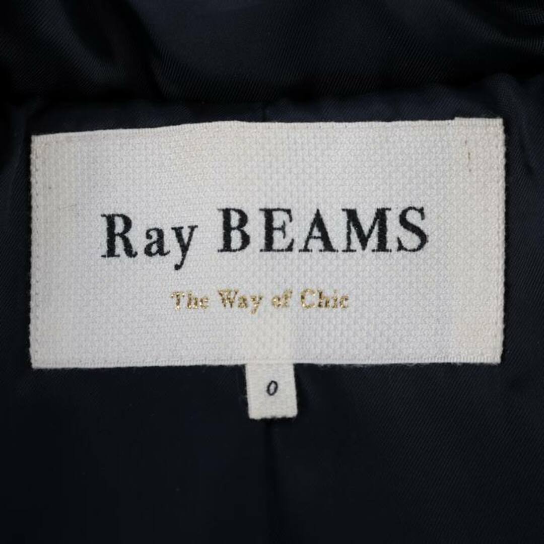 Ray BEAMS(レイビームス)のレイビームス ダッフルコート ウール混 無地 アウター レディース ネイビー Ray Beams レディースのジャケット/アウター(ダッフルコート)の商品写真