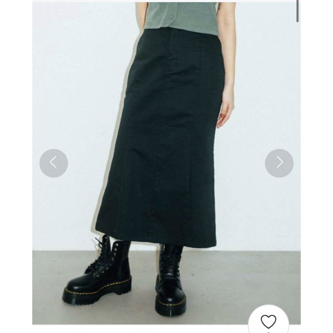 X-girl(エックスガール)のX-girl エックスガール　マーメイドスカート レディースのスカート(ロングスカート)の商品写真