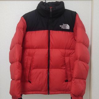 ノースフェイス(THE NORTH FACE) ダウンジャケット(メンズ)（イエロー