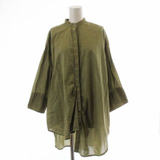 フローレント(FLORENT)のFLORENT ASYMMETRY BLOUSE 無地 00 XS カーキ(シャツ/ブラウス(長袖/七分))