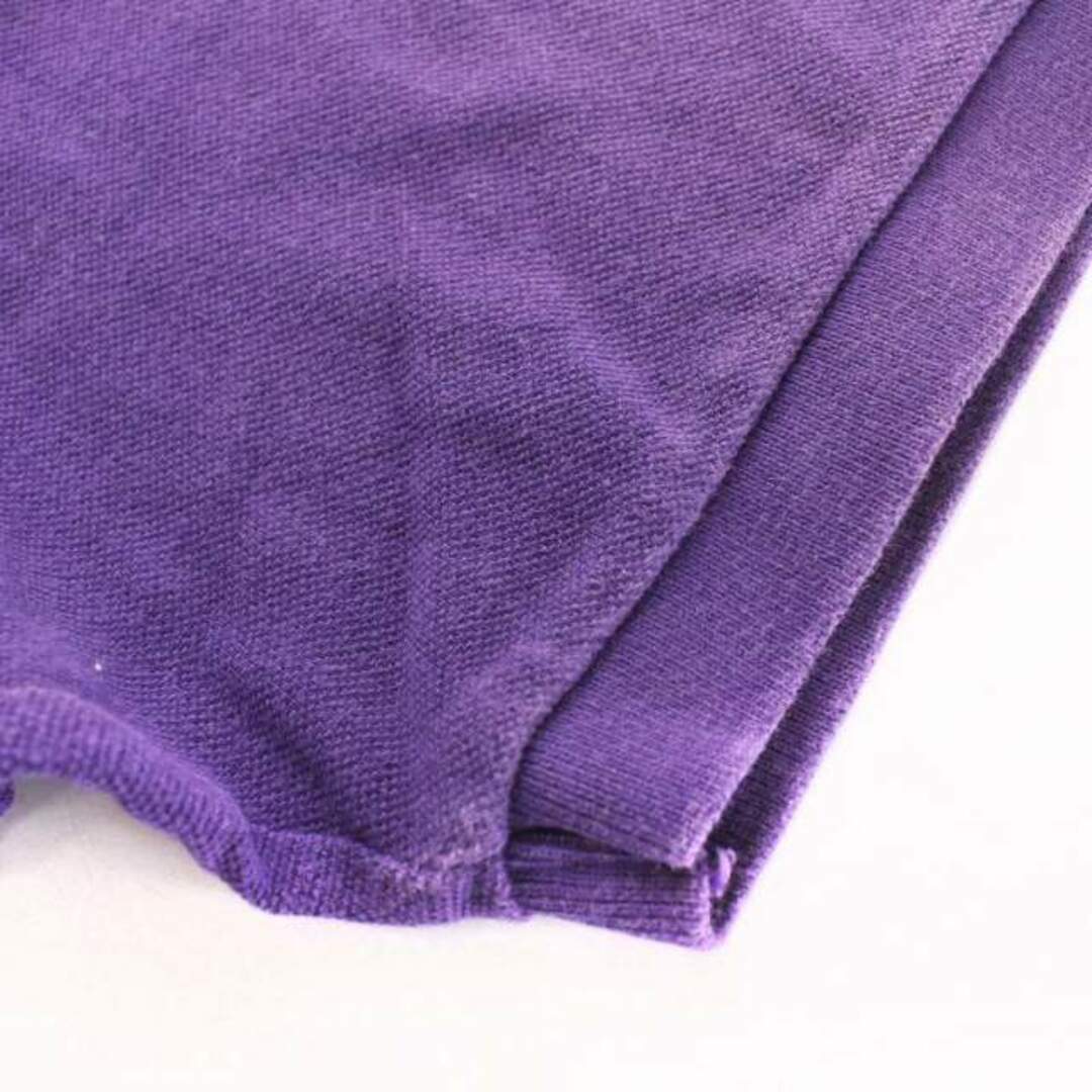 アベイシングエイプ A BATHING APE ポロシャツ ワンポイント M 紫