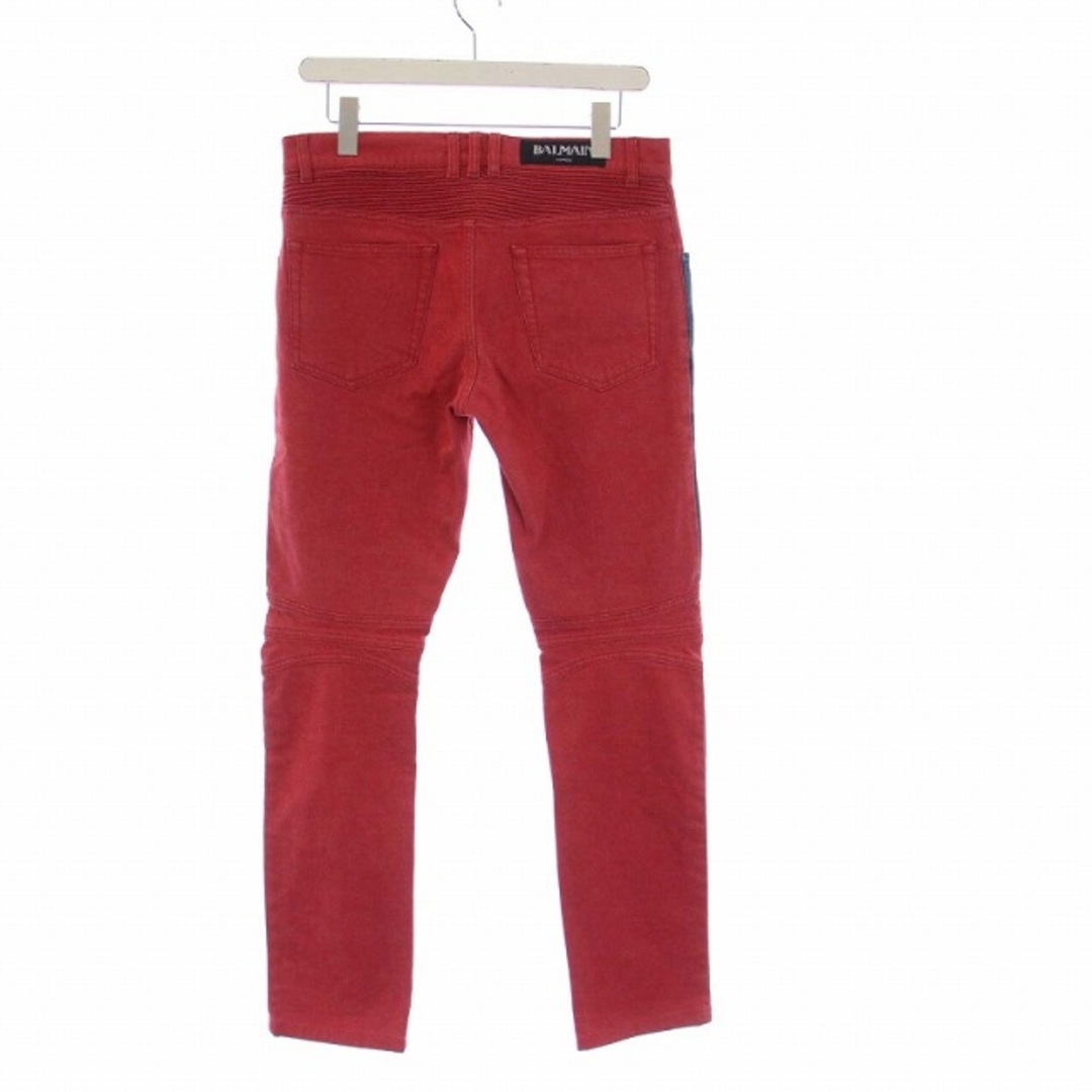 BALMAIN - BALMAIN バイカー スキニー デニムパンツ S5HT551C831Tの