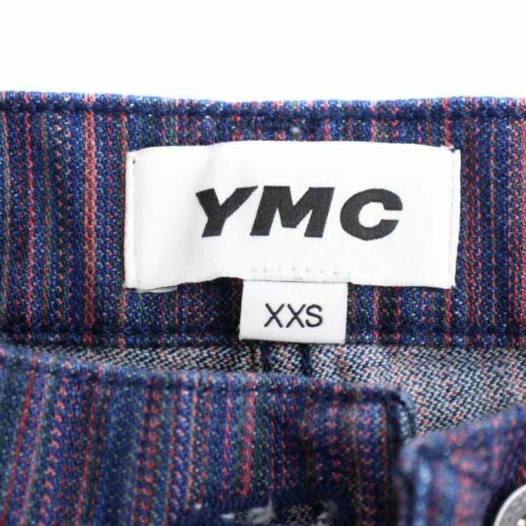 YMC(ワイエムシー)のワイエムシー YMC デニムパンツ ジーンズ ジップフライ XXS 紺 紫 レディースのパンツ(デニム/ジーンズ)の商品写真