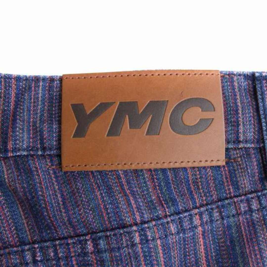 YMC(ワイエムシー)のワイエムシー YMC デニムパンツ ジーンズ ジップフライ XXS 紺 紫 レディースのパンツ(デニム/ジーンズ)の商品写真