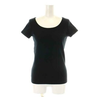 アニエスベー(agnes b.)のアニエスベー Tシャツ カットソー 半袖 クルーネック T1 S 黒 ブラック(Tシャツ(半袖/袖なし))