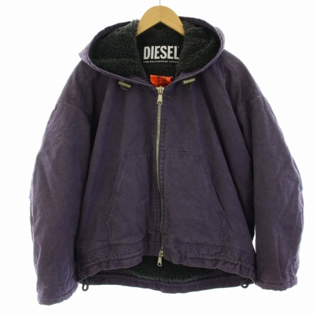 DIESEL(ディーゼル)のディーゼル ボアパーカー ジャケット G-KIM A04742 XXS 紫 レディースのジャケット/アウター(ブルゾン)の商品写真