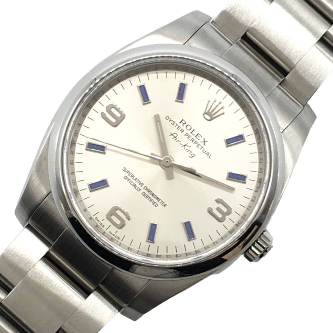 ロレックス ROLEX エアキング 114200 シルバー SS メンズ 腕時計