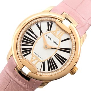 ROGER DUBUIS - 　ロジェ・デュブイ ROGER DUBUIS ベルベット シークレットハート DBVE0033 ピンク K18PG レディース 腕時計