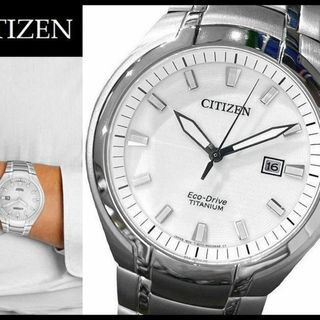 シチズン(CITIZEN)の新品 シチズン BM7430-89A チタン エコドライブ ソーラー 腕時計 ⑤(腕時計(アナログ))