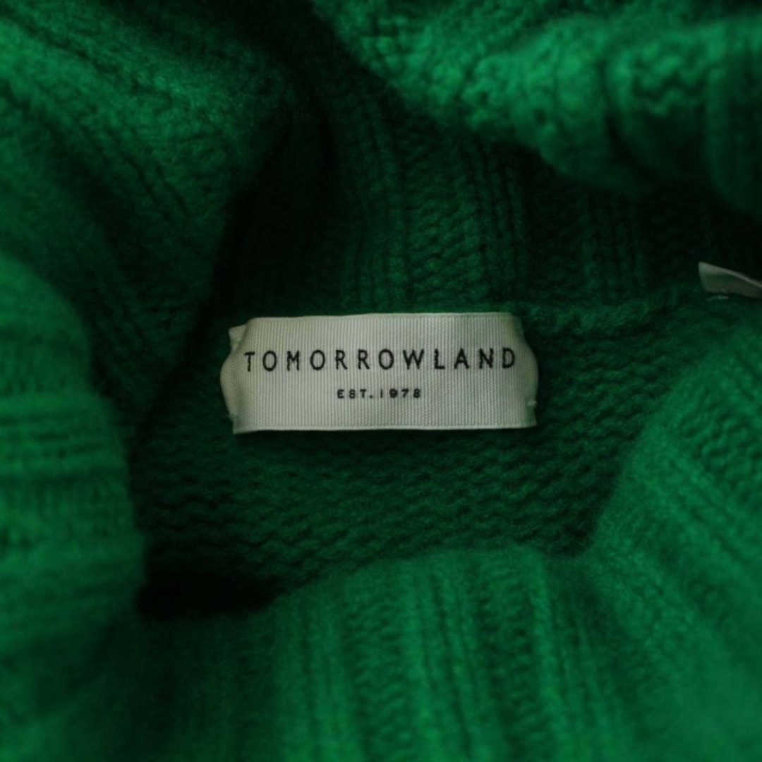 TOMORROWLAND(トゥモローランド)のトゥモローランド ニット セーター タートルネック ウール 長袖 S 緑 レディースのトップス(ニット/セーター)の商品写真
