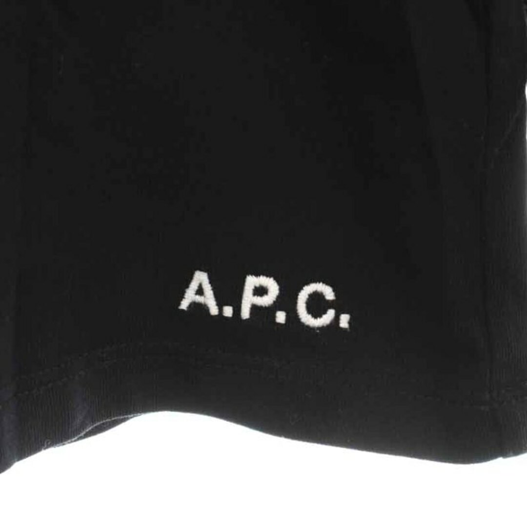 A.P.C(アーペーセー)のA.P.C. Tシャツ カットソー ロンT 長袖 XS 黒 白 シルバー色 メンズのトップス(Tシャツ/カットソー(七分/長袖))の商品写真