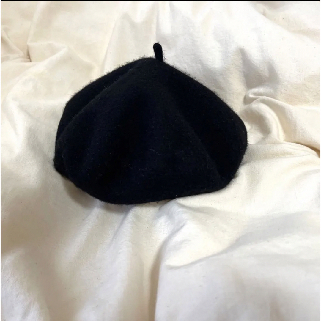 casiTA(カシータ)のcasiTA カシータ　ベレー帽　黒 レディースの帽子(ハンチング/ベレー帽)の商品写真