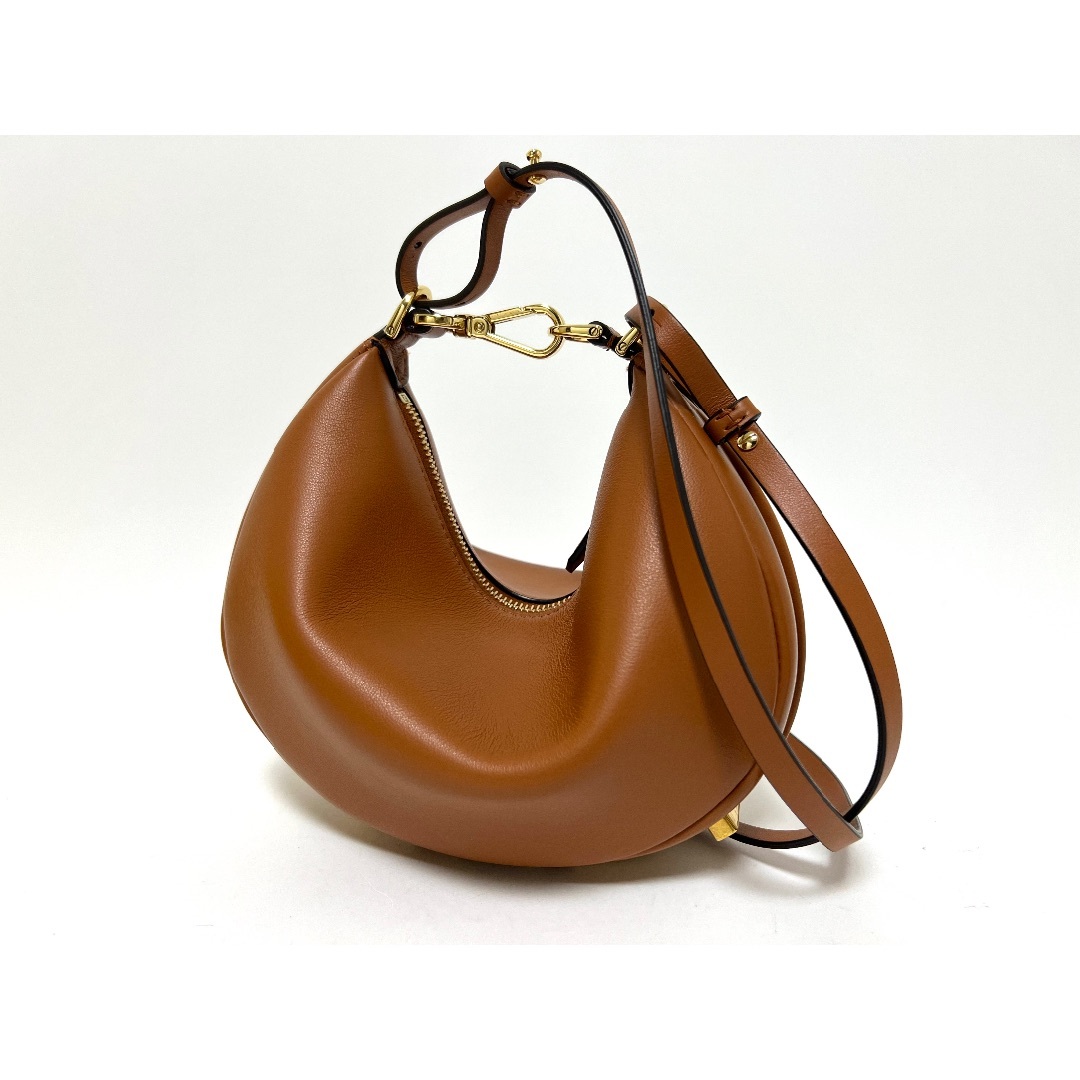 FENDI - FENDI フェンディ ストラップ ユー ゴールドカラーメタル ショルダーストラップ 8AV371AHO5F0CFK 美品