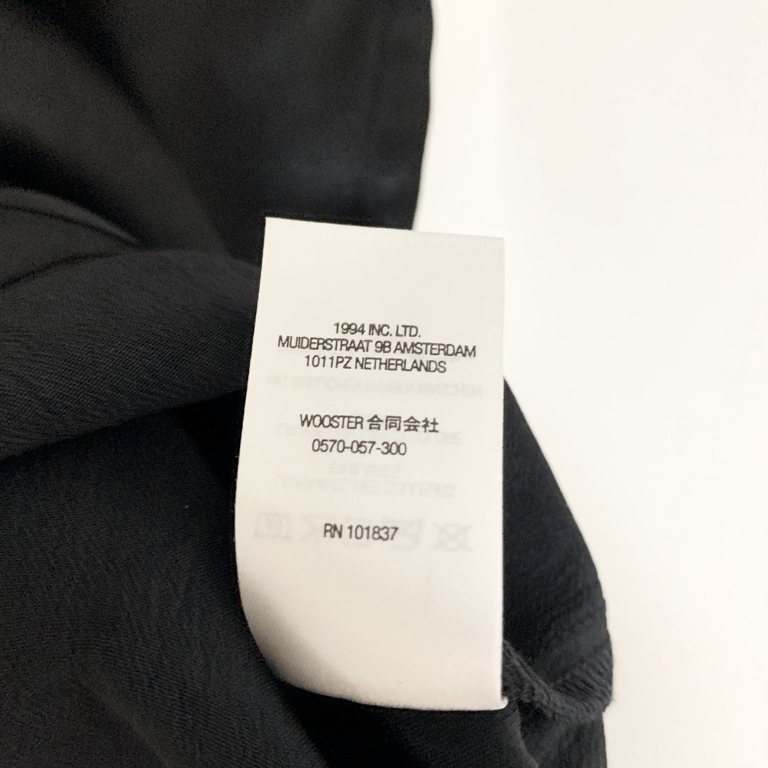 Supreme(シュプリーム)のSupreme Satin Zip Up S/S Work Shirt 黒 S メンズのトップス(シャツ)の商品写真