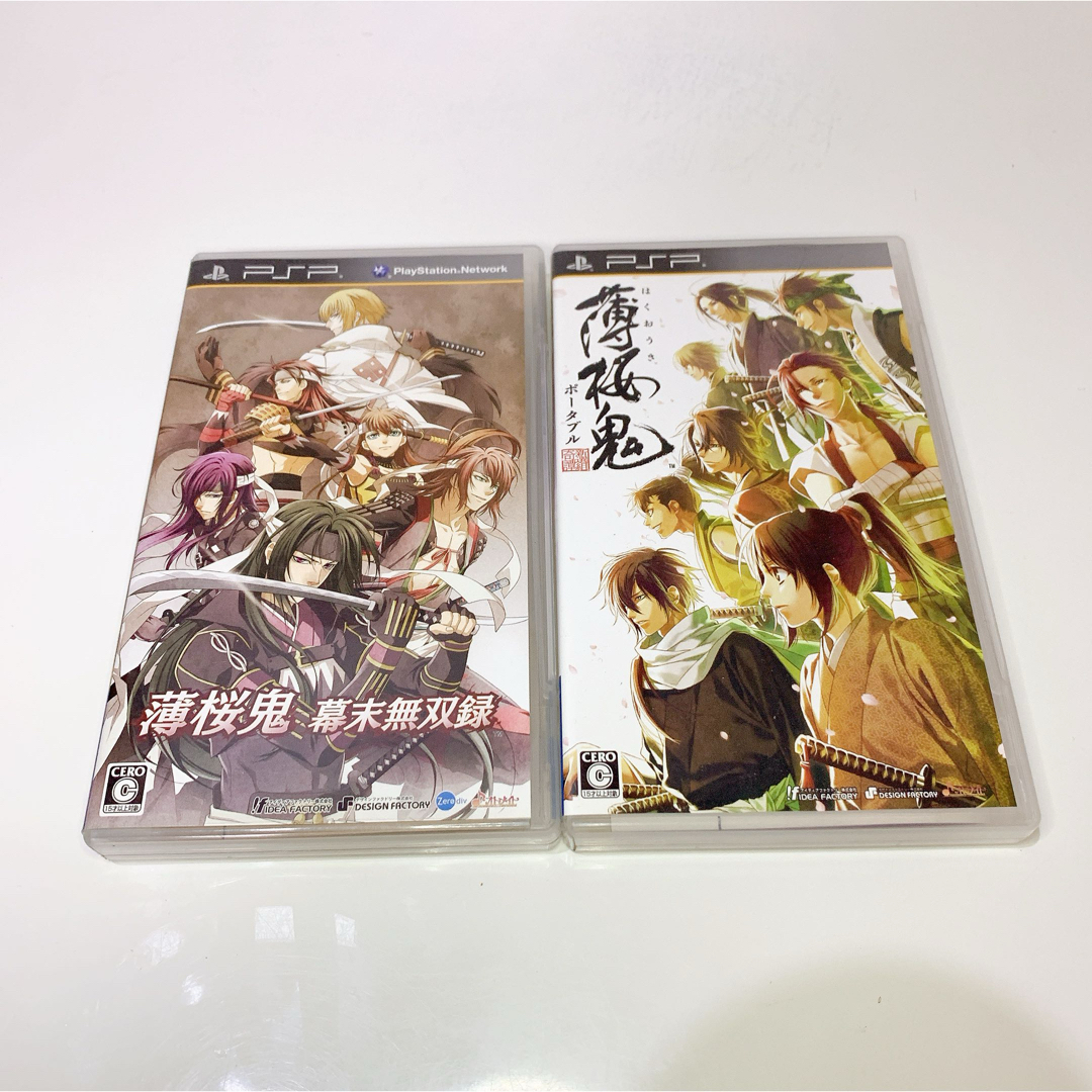 薄桜鬼　PSPソフト2本セット エンタメ/ホビーのゲームソフト/ゲーム機本体(携帯用ゲームソフト)の商品写真