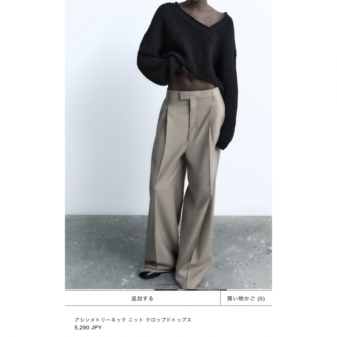 ZARA(ザラ)の新品同様　美品　ZARA   ニット レディースのトップス(ニット/セーター)の商品写真