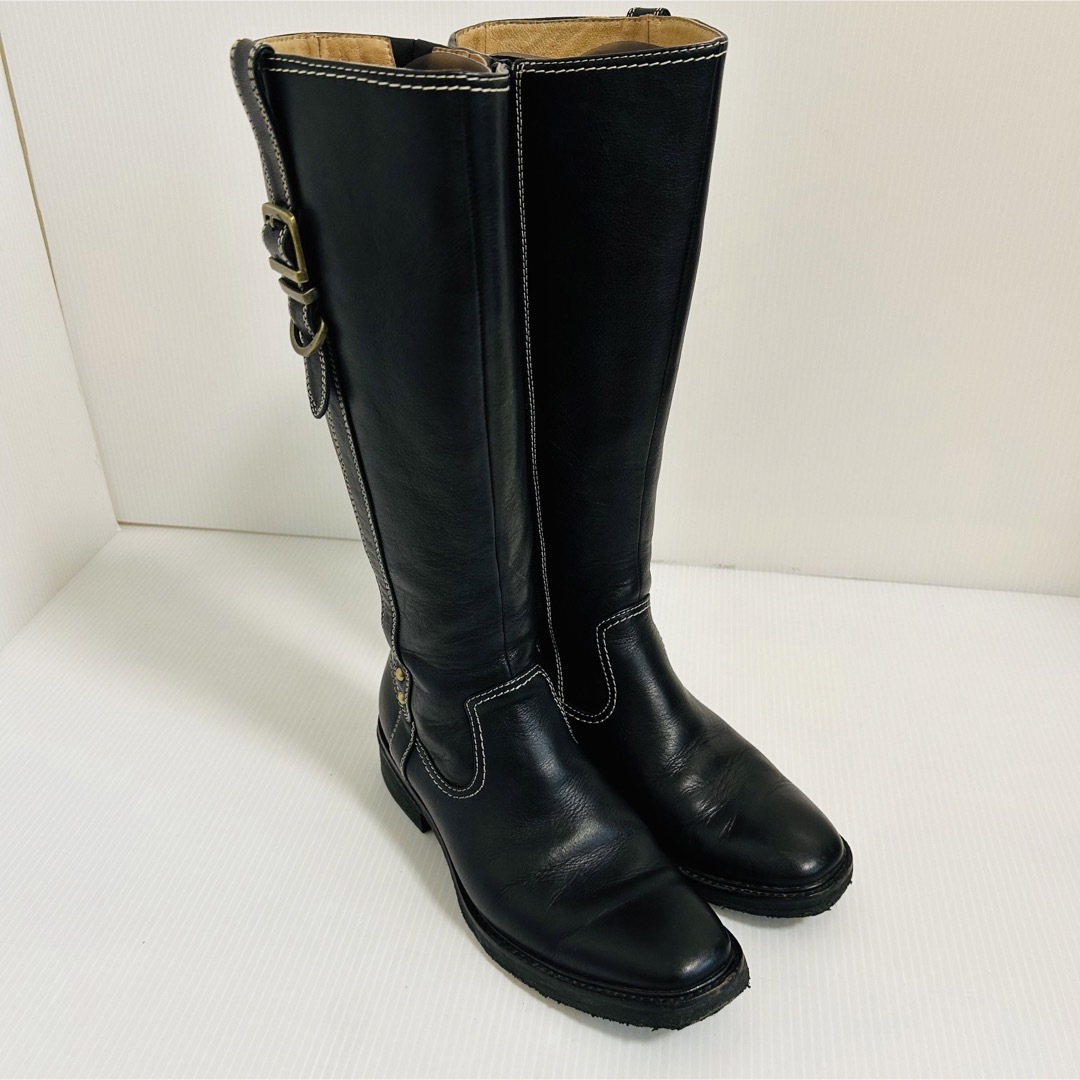 REGAL - 【美品】REGAL リーガル 23cm サイドジップ ロングブーツ 黒