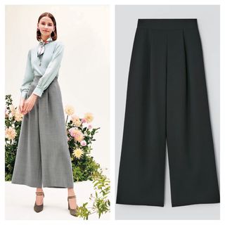 ♡極美品♡ FOXEY 希少 42 Blake Pants パンツ ネイビー