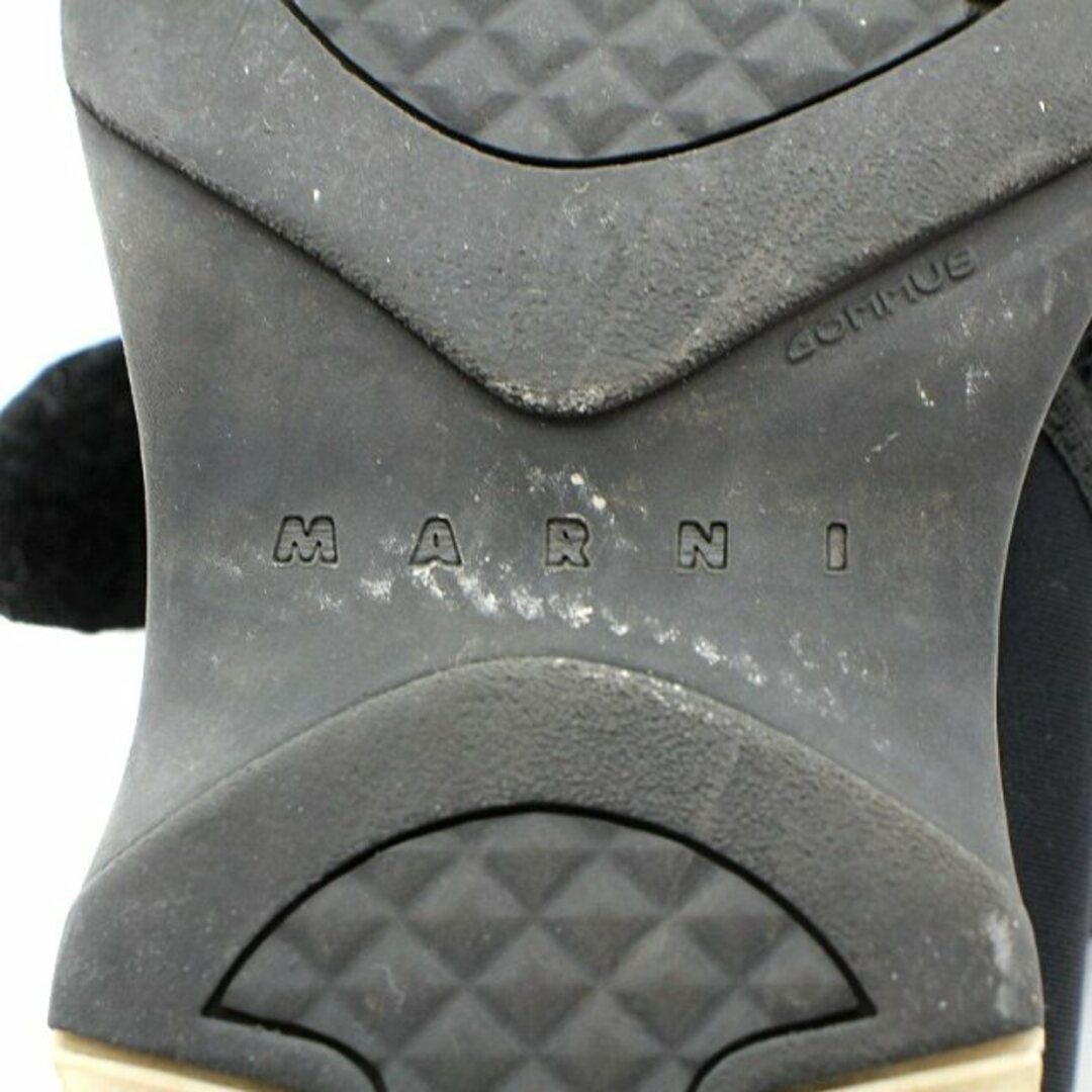 Marni(マルニ)のマルニ MARNI ベルクロ スニーカー 38 25cm 黒 ピンク 黄色 レディースの靴/シューズ(スニーカー)の商品写真