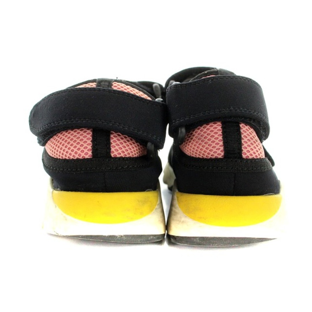 Marni - マルニ MARNI ベルクロ スニーカー 38 25cm 黒 ピンク 黄色の
