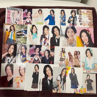 エスケーイーフォーティーエイト(SKE48)のSKE48 松井珠理奈 生写真 ブロマイド カード まとめ売り(アイドルグッズ)