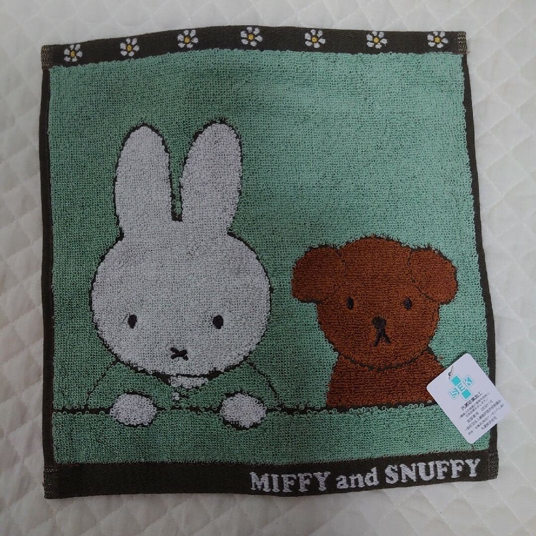 miffy(ミッフィー)の新品☆可愛い♪ミッフィー&スナッフィー☆ミニタオル レディースのファッション小物(ハンカチ)の商品写真