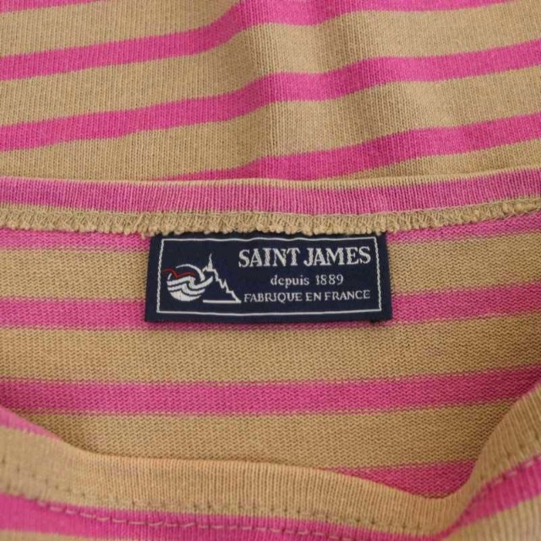 SAINT JAMES(セントジェームス)のセントジェームス コットン ボートネック ボーダー カットソー バスクシャツ レディースのトップス(カットソー(長袖/七分))の商品写真