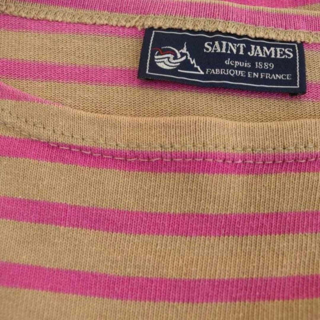 SAINT JAMES(セントジェームス)のセントジェームス コットン ボートネック ボーダー カットソー バスクシャツ レディースのトップス(カットソー(長袖/七分))の商品写真