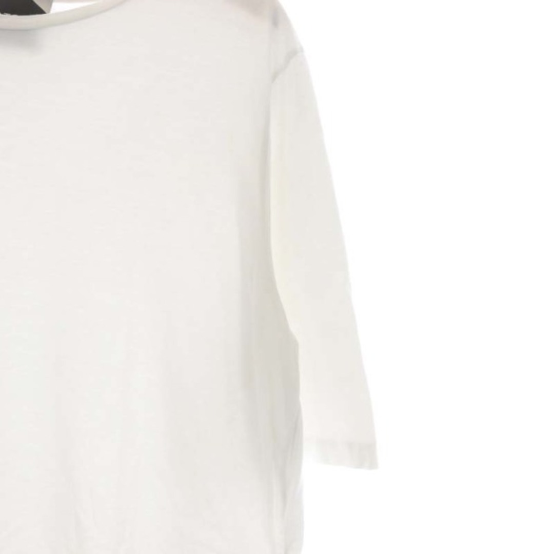 エイトン ATON ラウンドヘムTシャツ カットソー 半袖 02 白 ホワイト