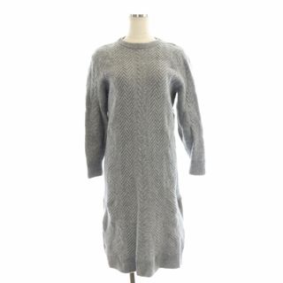 セオリー(theory)のセオリー ROYAL WOOL CABLE DRESS ケーブルニットワンピース(ひざ丈ワンピース)