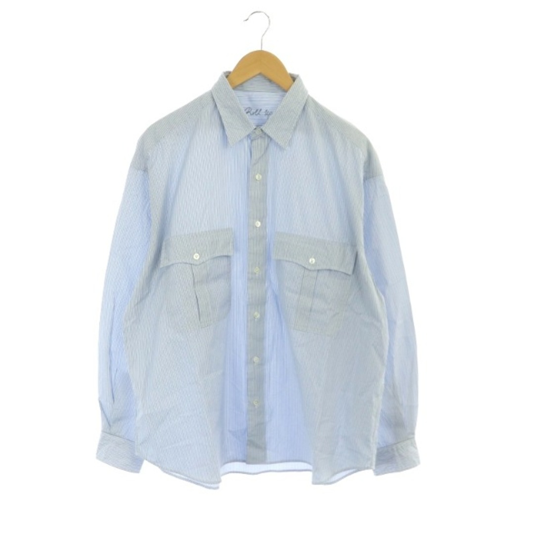 ポータークラシック ROLL UP STRIPE SHIRT ストライプシャツ