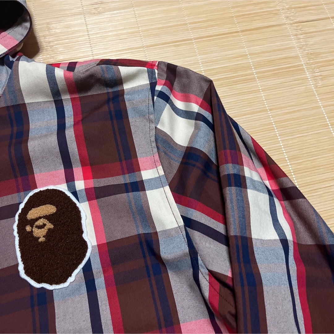 APE BAPE KAWS ラブジェネチェック　パーカー　ジャケット　2XL