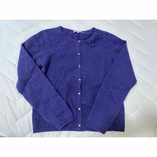 美品 TOCCA CASHMERE ロングカーディガン 紫