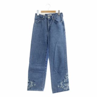 クラネ SECOND EMBROIDERY DENIM PANTS デニムパンツ(デニム/ジーンズ)