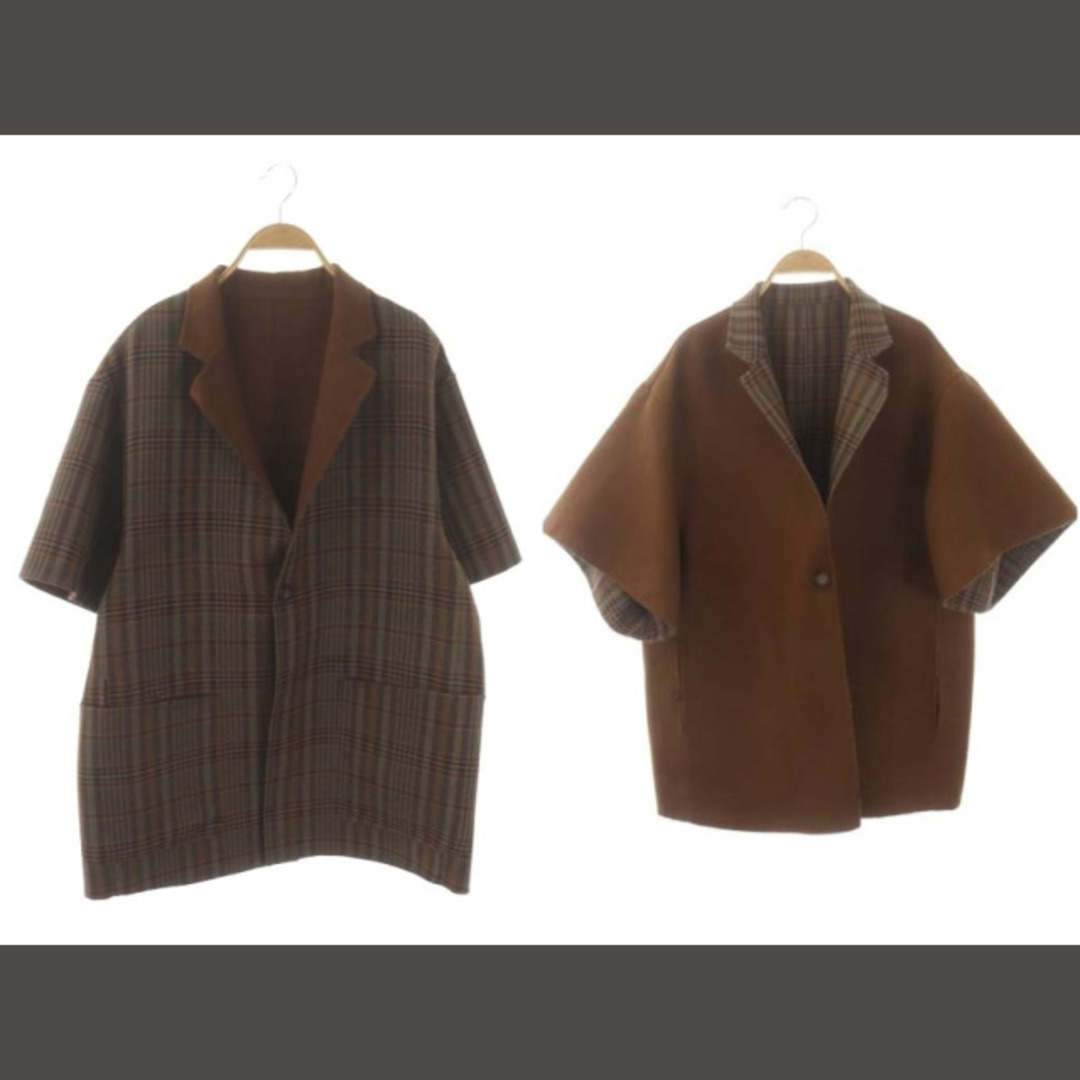 アメリヴィンテージ REVERSIBLE HALF SLEEVE JACKET