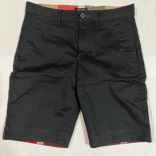 ブラックレーベルクレストブリッジ(BLACK LABEL CRESTBRIDGE)のBLACKLABEL CRESTBRIDCEブラックレーベル 黒ハーフパンツ(ショートパンツ)