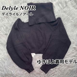 デイライルノアール(Delyle NOIR)のDelyle NOIR(デイライルノアール) ワンショルオフタートルニット(ニット/セーター)