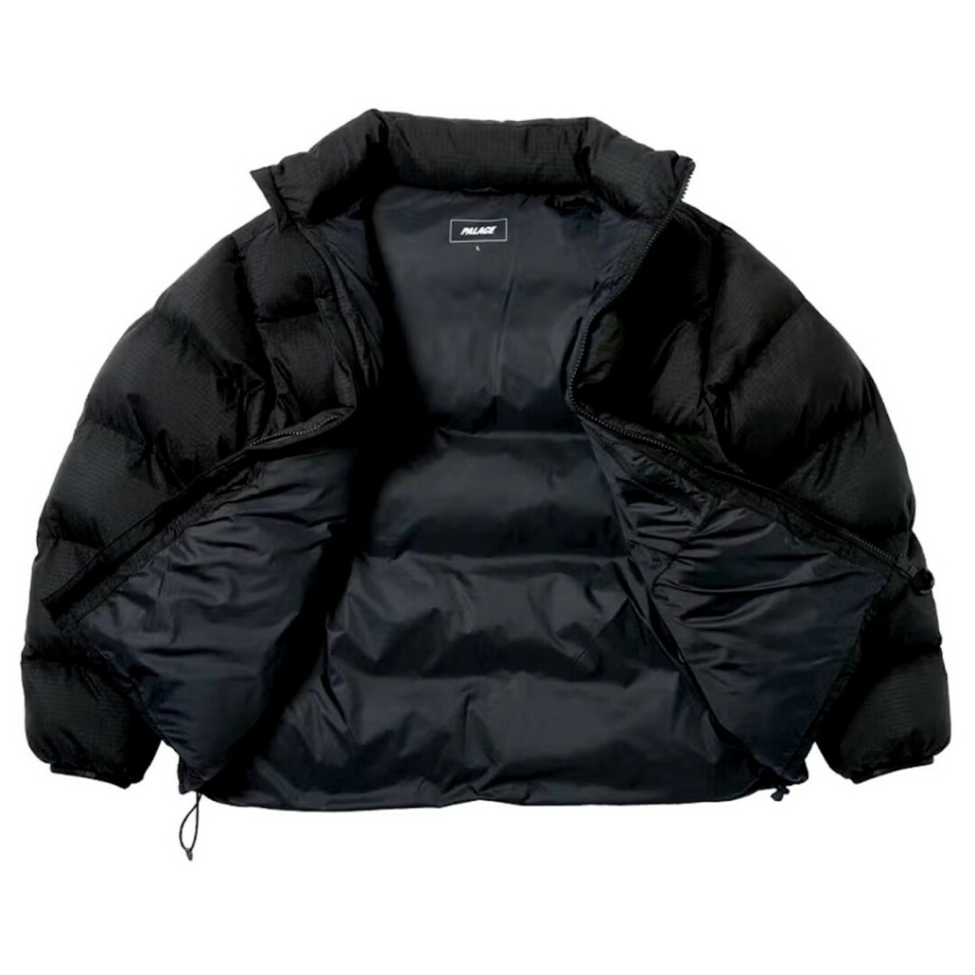 PALACE - Palace Skateboards RIPSTOP PUFFA JACKET黒の通販 by