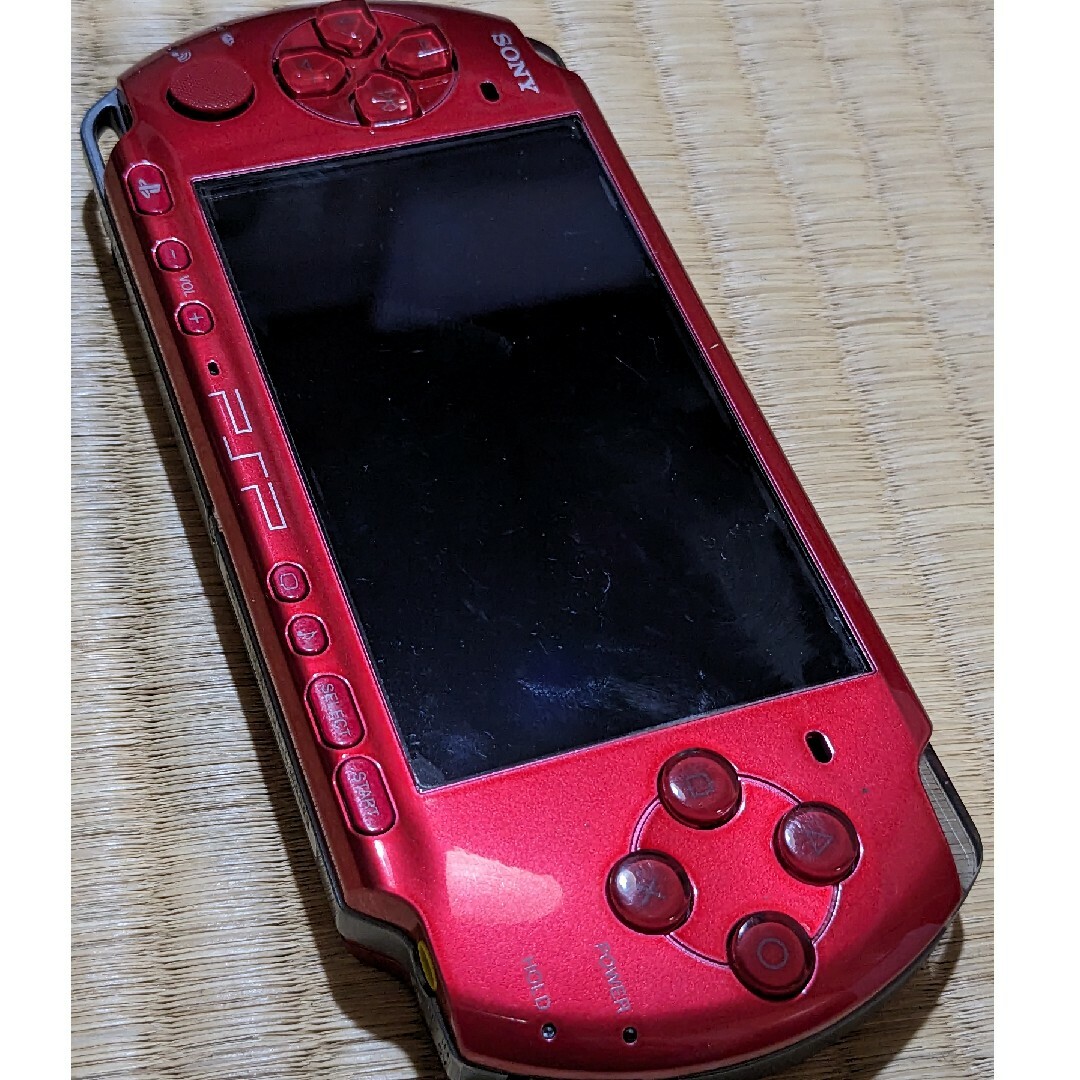 PlayStation Portable - 【ジャンク品】PSP-3000 レッド 本体（おまけ ...