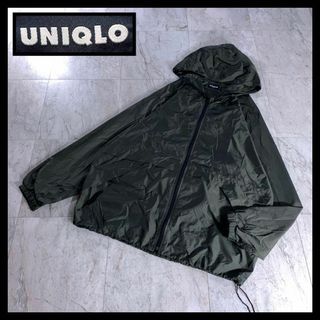 ユニクロ(UNIQLO)の90s OLD UNIQLO パッカブル ナイロンジャケット パーカー カーキ(ナイロンジャケット)