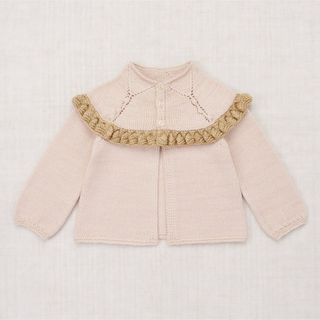 ミーシャアンドパフ(Misha & Puff)のMisha&puff Ruffle Cardigan Dune 8y(カーディガン)