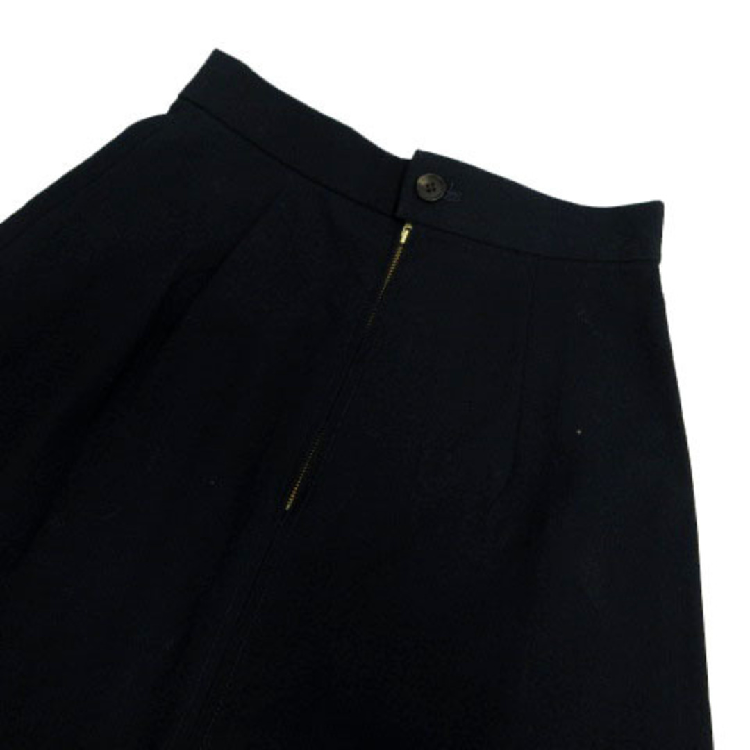 DRESSTERIOR スカート フレア ロング丈 コットン 日本製 紺 36 5