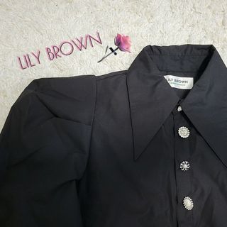 リリーブラウン(Lily Brown)のLILY BROWN [L.B CANDY  STOCK]ビジューブラウス(シャツ/ブラウス(長袖/七分))