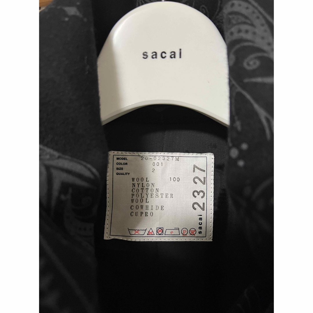 2020AW sacai × Dr.Woo メルトンコートサイズ2 4