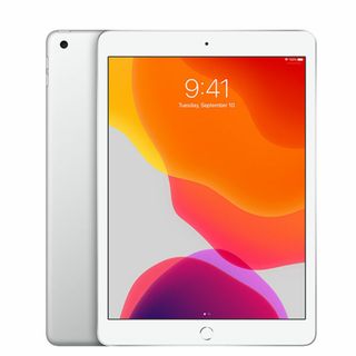 アップル(Apple)の【中古】 iPad 第7世代 32GB ほぼ新品 SIMフリー Wi-Fi+Cellular シルバー  A2198 10.2インチ 2019年 iPad7 本体 タブレット アイパッド アップル apple【送料無料】 ipd7mtm1227(タブレット)