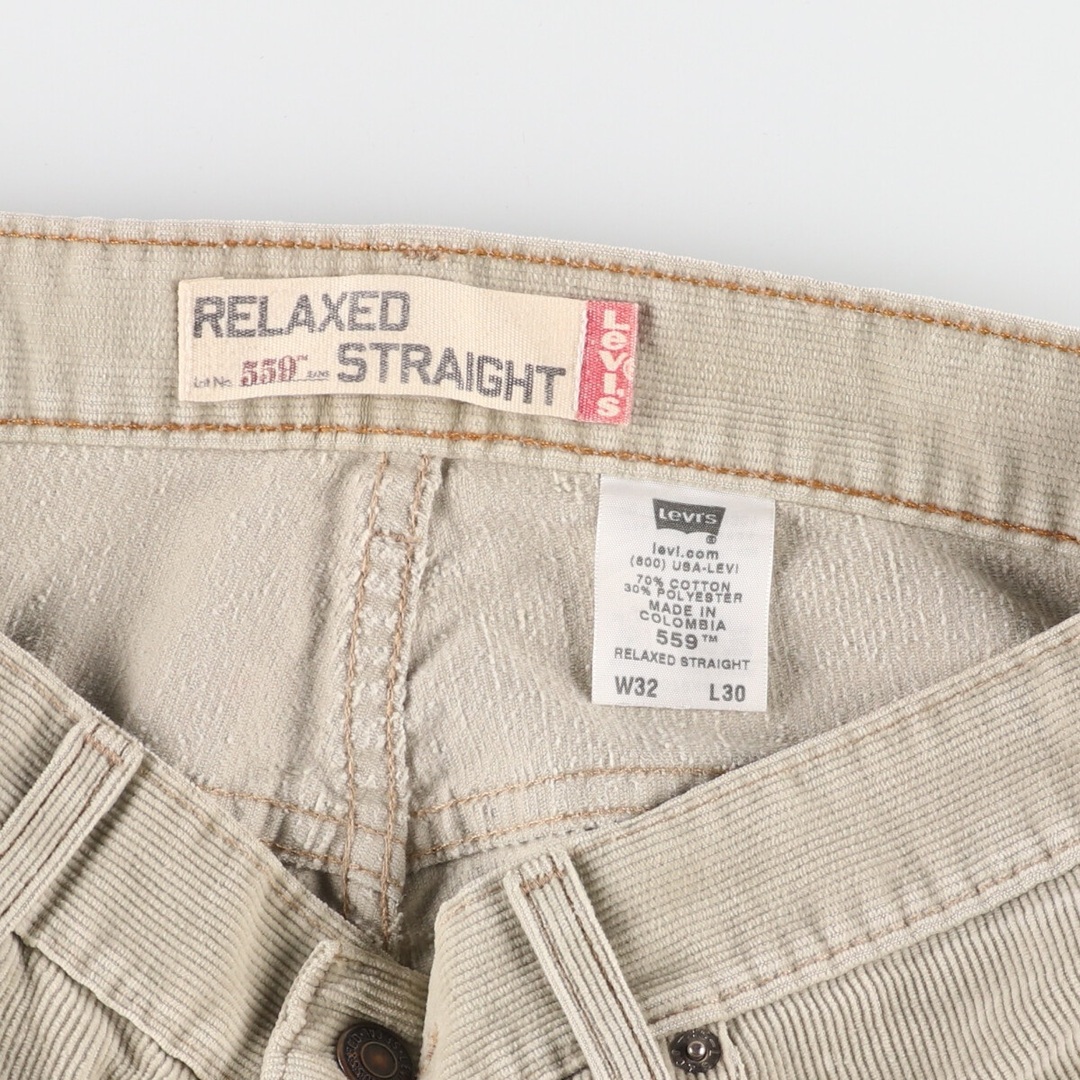 Levi's(リーバイス)の古着 リーバイス Levi's 559 RELAXED STRAIGHT コーデュロイパンツ メンズw32 /eaa384331 メンズのパンツ(その他)の商品写真