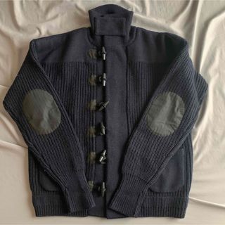 極美品　RRL モックネックニットカーディガン　ROYAL NAVY